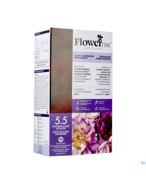 Flowertint chatain clair acajou 5.5 140ml