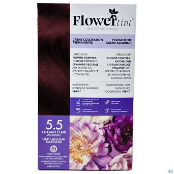 Flowertint chatain clair acajou 5.5 140ml