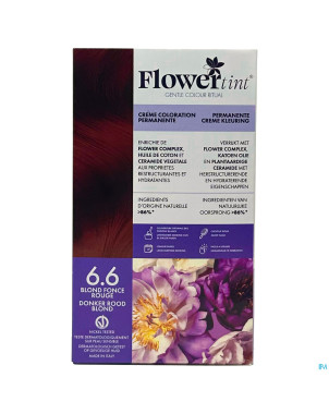 Flowertint blond fonce rouge 6.6 140ml