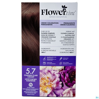 Flowertint chatain clair cacao 5.7 140ml