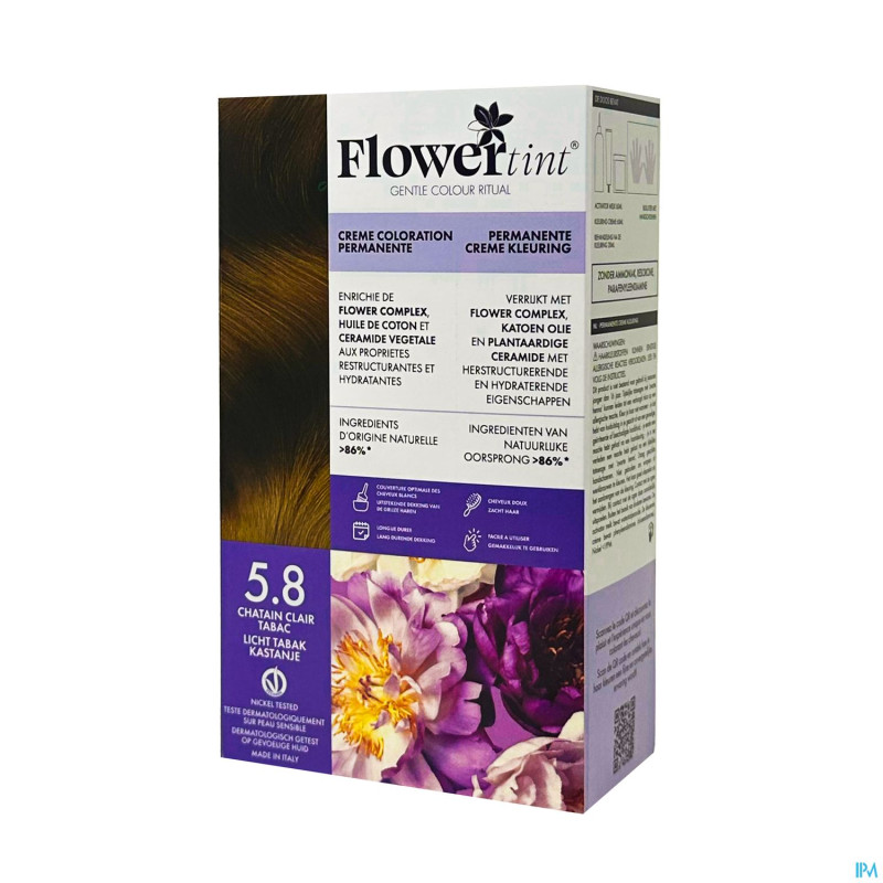 Flowertint chatain clair tabac 5.8 140ml