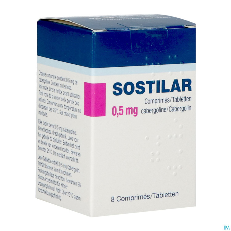 Sostilar pi pharma 0,5mg comp 8 pip