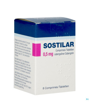 Sostilar pi pharma 0,5mg comp 8 pip