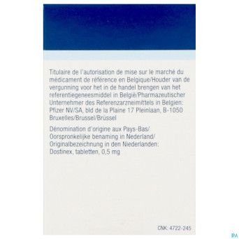 Sostilar pi pharma 0,5mg comp 8 pip