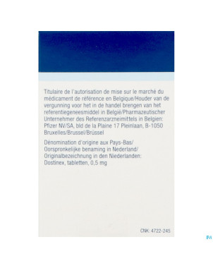 Sostilar pi pharma 0,5mg comp 8 pip