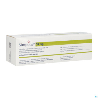 Simponi pi pharma 50mg sol inj stylo prerempl. 1