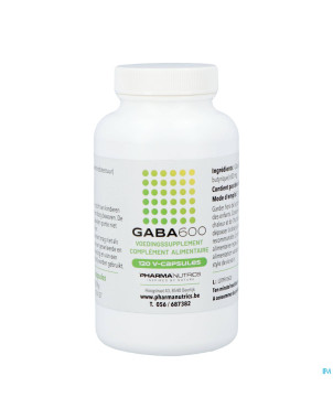 Gaba 600 v-caps 120 pharmanutrics