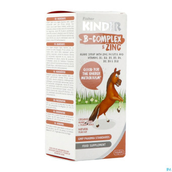 Fisher kinder b-complex + zinc sirop 125ml