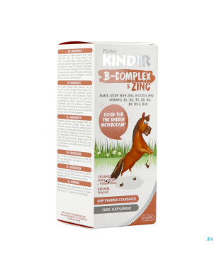 Fisher kinder b-complex + zinc sirop 125ml