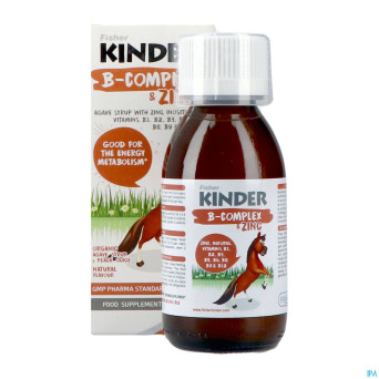 Fisher kinder b-complex + zinc sirop 125ml