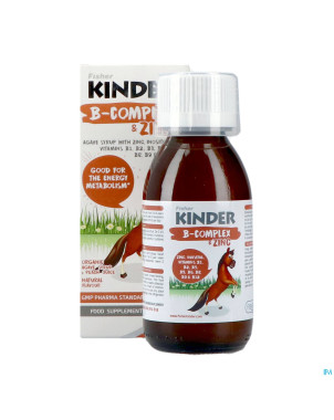 Fisher kinder b-complex + zinc sirop 125ml