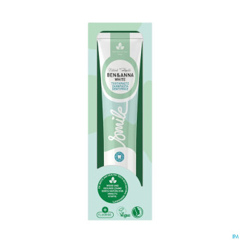 Ben&anna dentifrice smile white tube 75ml apharma