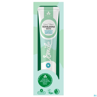 Ben&anna dentifrice smile white tube 75ml apharma