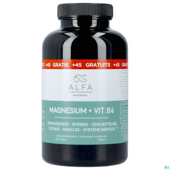 Alfa magnesium + vit b6  v-caps 180
