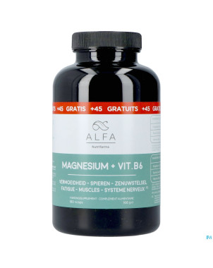 Alfa magnesium + vit b6  v-caps 180