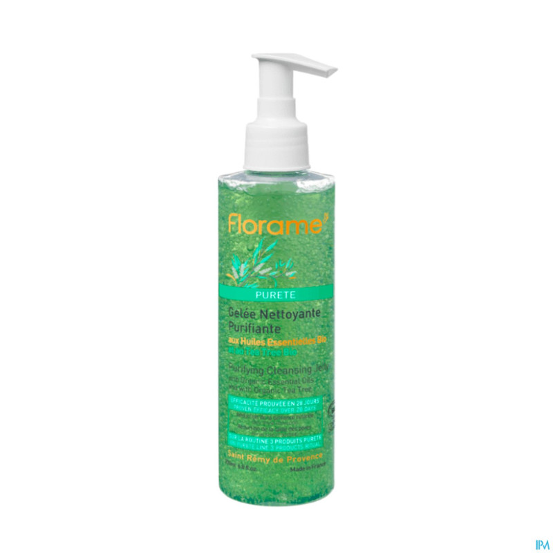 Florame gelee nettoyante purifiante bio 200ml