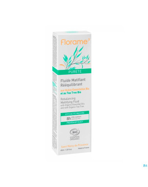 Florame fluide matifiant reequilibrant bio 40ml