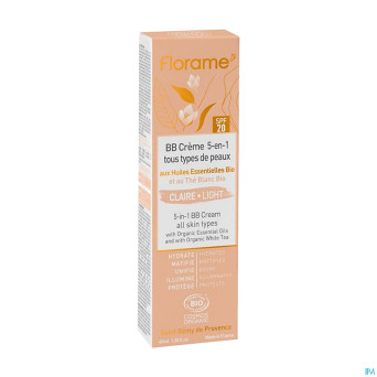 Florame bb creme 5-en-1 claire bio 40ml