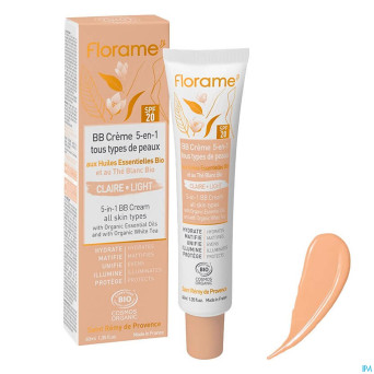 Florame bb creme 5-en-1 claire bio 40ml