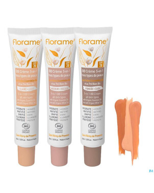Florame bb creme 5-en-1 claire bio 40ml