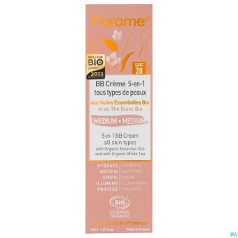 Florame bb creme 5-en-1 medium bio 40ml