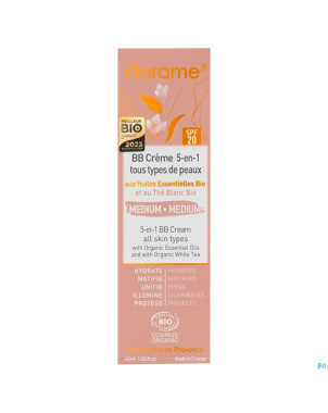 Florame bb creme 5-en-1 medium bio 40ml