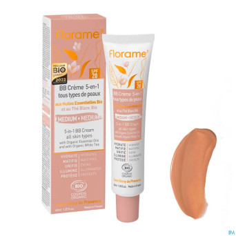 Florame bb creme 5-en-1 medium bio 40ml