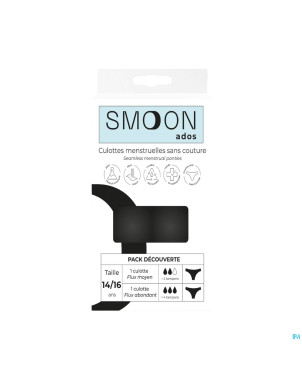Smoon culottes ado flux moyen+abond.noir t14-t16 2
