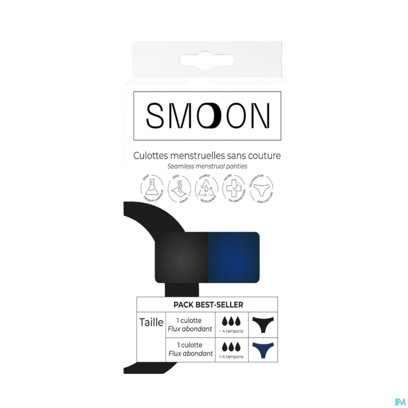 Smoon best-seller culottes flux abond. noir bl.l 2