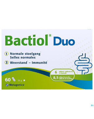 Bactiol duo caps 60 metagenics