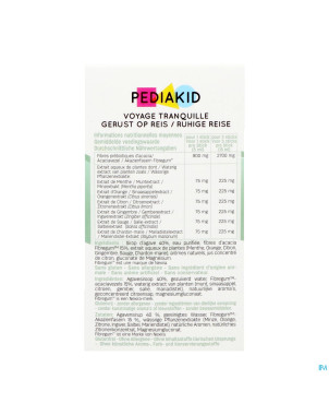 Pediakid voyage tranquille stick 10x5ml