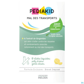 Pediakid voyage tranquille stick 10x5ml