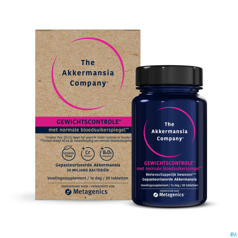 Akkermansia company gestion poids glucose comp 30