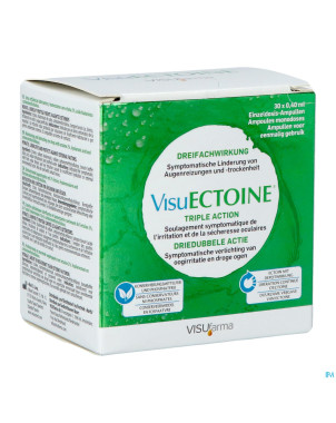 Visuectoine triple action gouttes oculaires 12ml