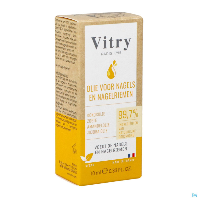 Vitry huile ongles & cuticules naturelle 10ml