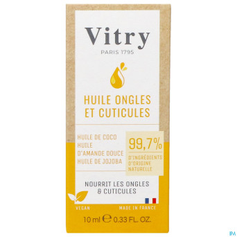 Vitry huile ongles & cuticules naturelle 10ml