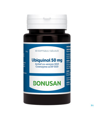 Ubiquinol 50mg softcaps 60 bonusan