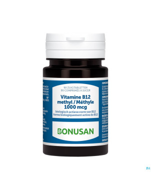 Vitamine b12 methyl 1000mcg comp sucer 90 bonusan