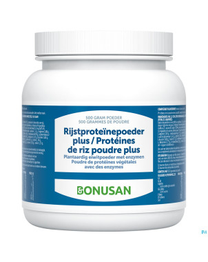 Rijstproteine pdr plus 500g bonusan