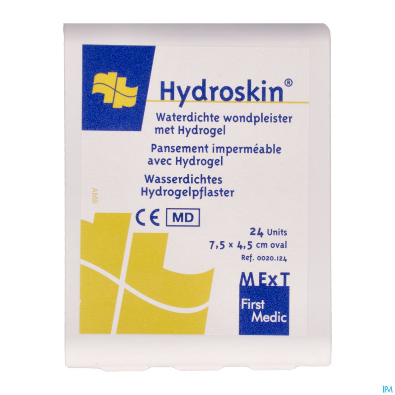 Hydroskin pansements 7,5cmx5cm 24
