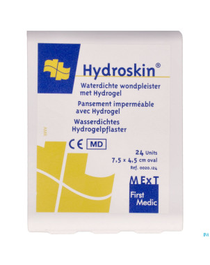 Hydroskin pansements 7,5cmx5cm 24