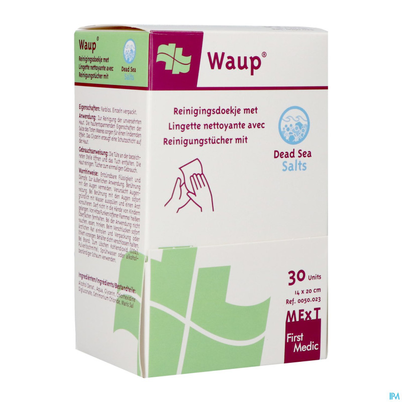 Waup lingettes nettoyantes 30