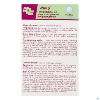Waup lingettes nettoyantes 30