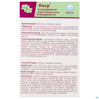 Waup lingettes nettoyantes 30