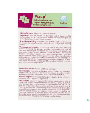 Waup lingettes nettoyantes 30