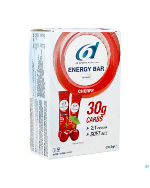 6d energy bar cherry 6x46g