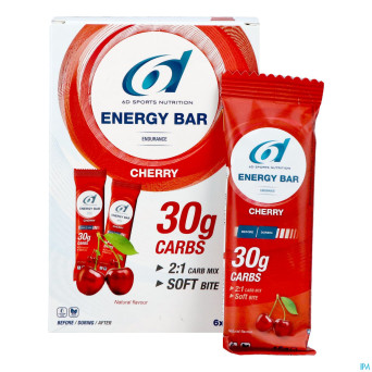 6d energy bar cherry 6x46g
