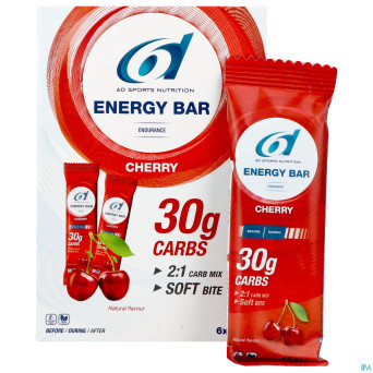 6d energy bar cherry 6x46g