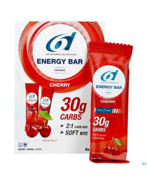 6d energy bar cherry 6x46g