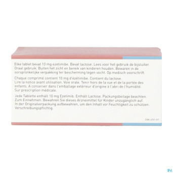 Ezetimibe eg pi pharma 10mg comp 100 pip